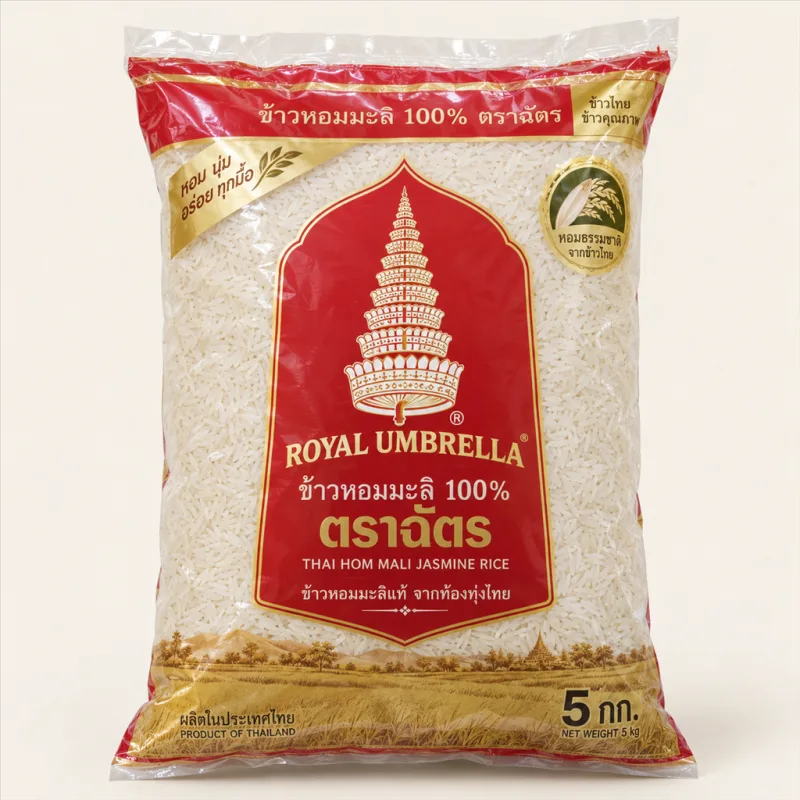 ข้าวหอมมะลิ 100% ตราฉัตร